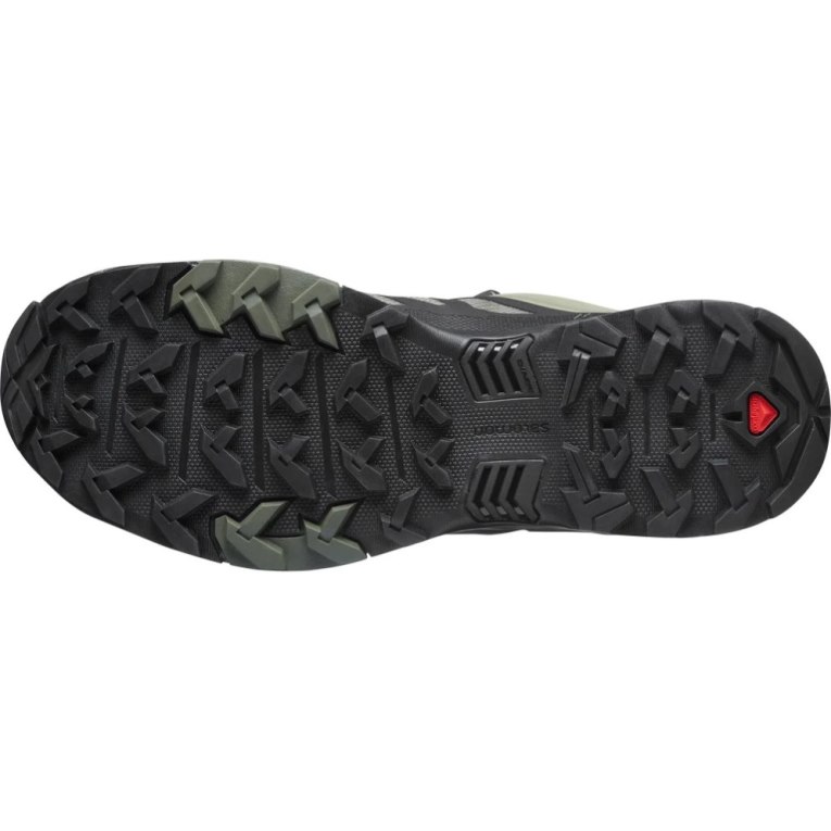 Tenis Senderismo Salomon X Ultra 4 GTX Hombre Negros Verde Oliva | MX OYPK917